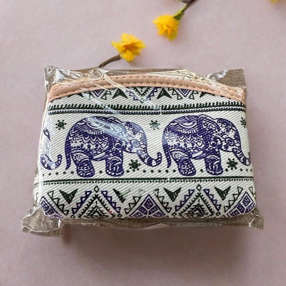 Elephant Print Pouch